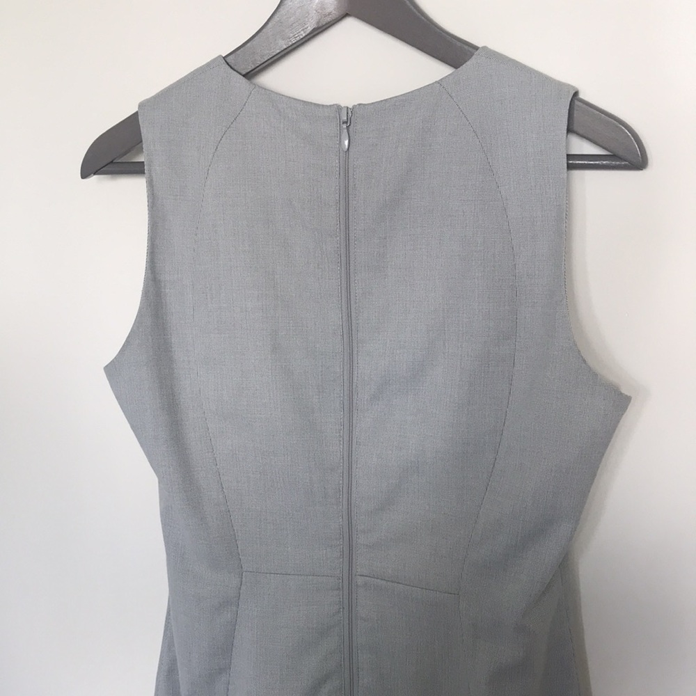 H&M Light Gray Sleeveless Midi Sheath Dress - Picture 5 of 5